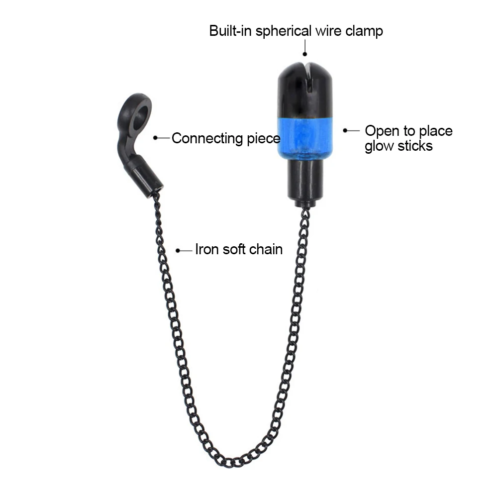 Carp Fishing Bobbins Swinger Drop Off Indicator Brass Chain for