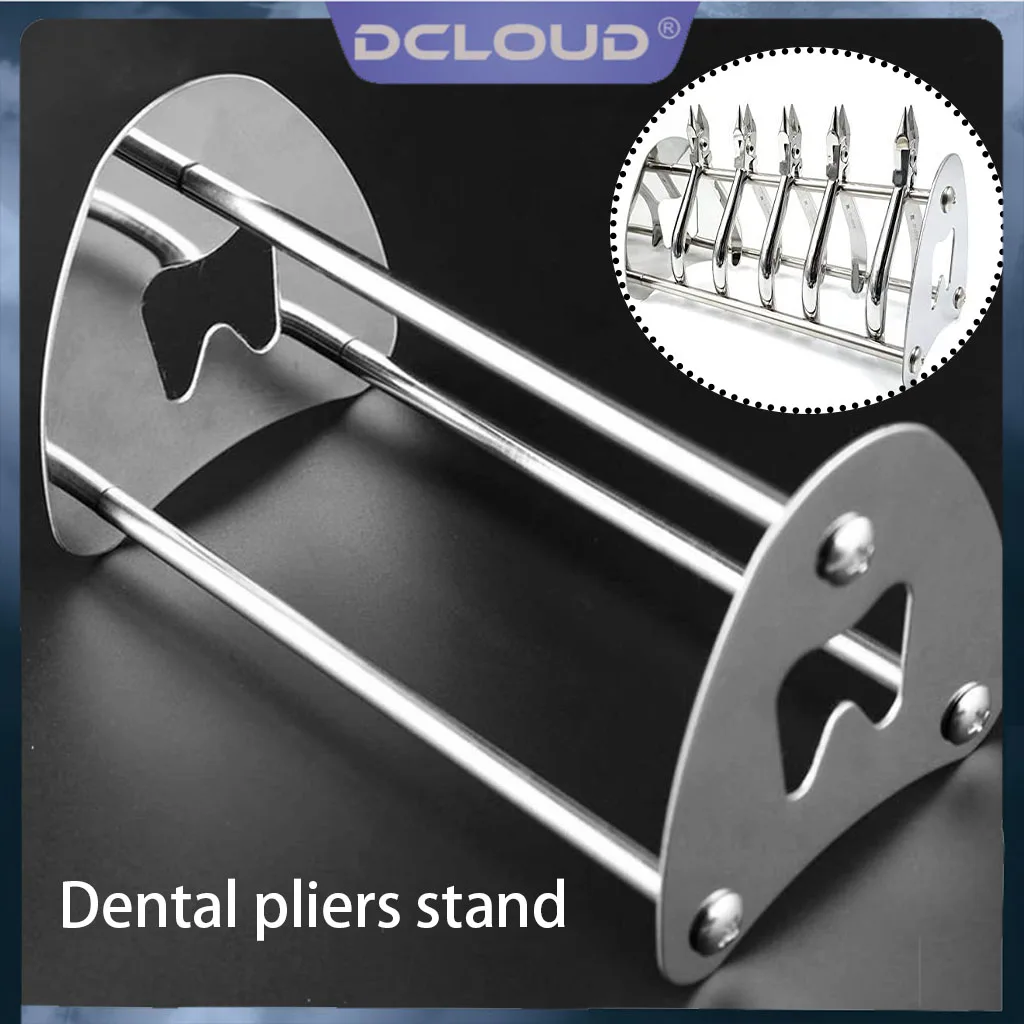 

Dental Pliers Stand Holder Orthodontic Plier Rack Stainless Steel Display Stand Forceps Scissors Placement Dentistry Clinic Tool