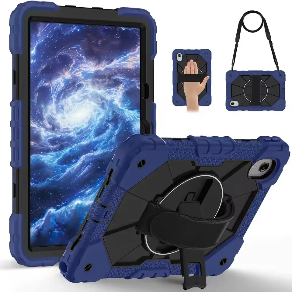 Rotating Kickstand Heavy Duty Armor Shockproof Tablet Case with Stand