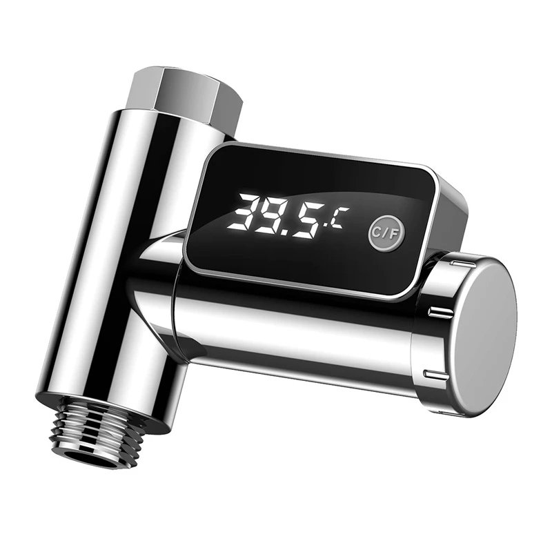 

LED Screen Display Water Faucet Showerhead Temperature Gauge 5℃-85℃ Bath Thermometer Water Temperature Meter Monitor