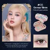 Flower Knows Makeup Set Mermaid Eyeshadow Palette Matte Swan Setting Powder Strawberry Violet Mirror Hair Clip 4Pcs Kit 5