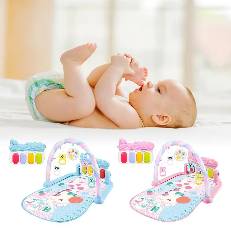 

Play Piano Gym For Baby Baby Gym Play Mat Baby Activity Mat Toys For 3-12 Months Infant Newborns Toddlers Sensory Skill