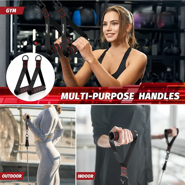 Tricep Rope Push Pull Down Cord For Bodybuilding Exercise Gym Workout for Home or Gym Use Fitness Exercise Body Equipment 5