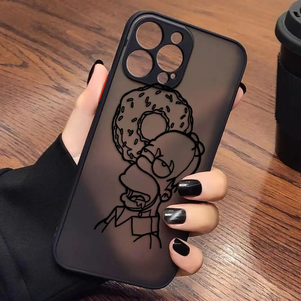 thumbnail image 1 of Case for iPhone Apple 14 13 11 12 MINI Pro XS Max XR X 7 8 SE 2022 2020 6 6S Plus Case Funda Capa Shell Movie The S-Simpsons-S, 1 of 5