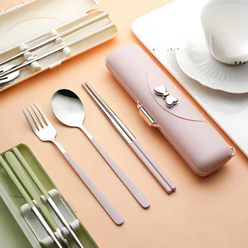 3-in-1 Stainless Tableware Set 1