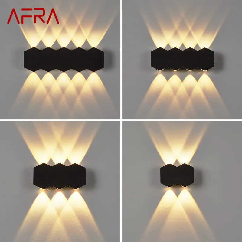 

AFRA Wall Light Fixture Creative Modern Outdoor Waterproof Sconces Lamp Decorative For Home Corridor