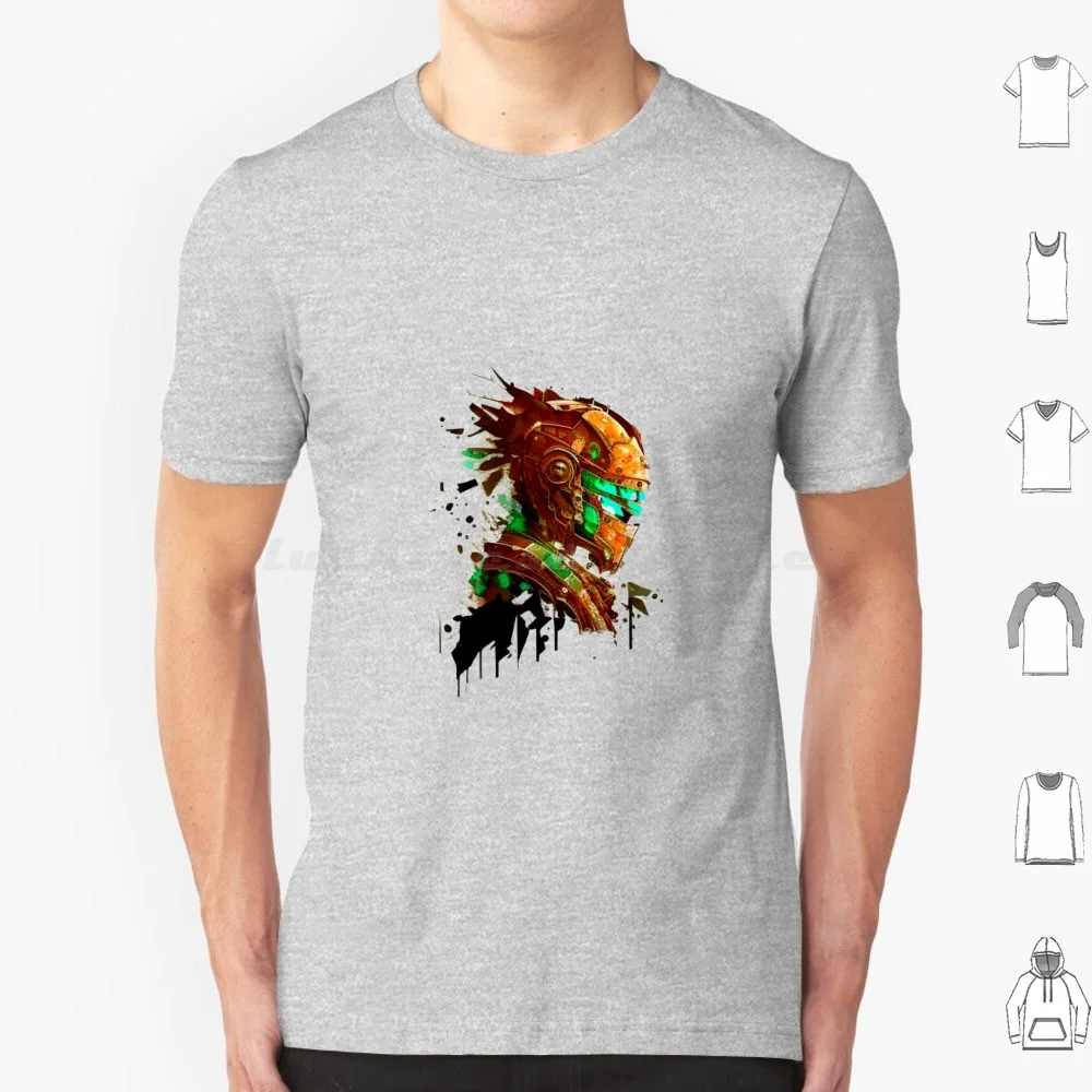 T-Shirt Dead Space Big Size 100% Cotone Dead Space Dead Space 2 Dead Space 3 Dead Space Remake Gaming Clark Gamer Usg Ishimura