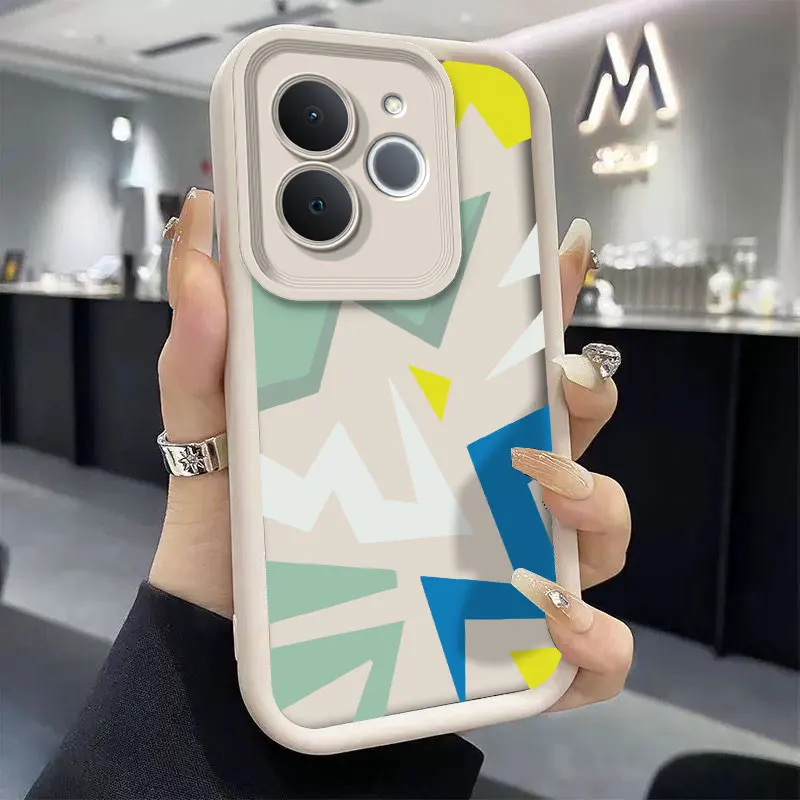 Fashion Graffiti Matte Silicone Shockproof Phone Case