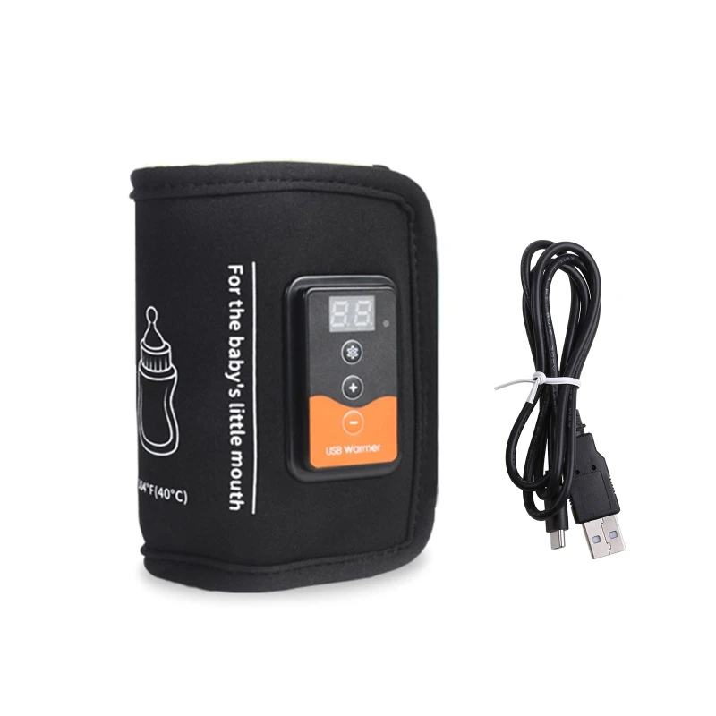 Bottle Warmer Milk Bottle Heater USB Baby Bottle Warmer Heater Travel Cup Milk Thermostat Portable Insulated Bag