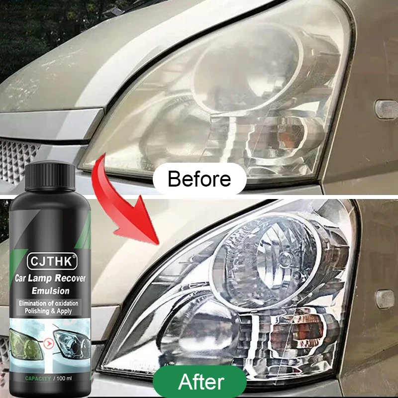 Car Headlight Restoration Polishing Kits Scratch Remover Repair Cleaning Paste Headlight Renewal Polish And Maintenance Liquid 2