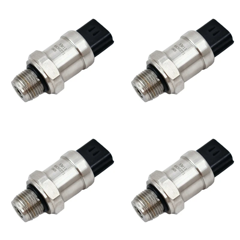 

4X Excavator Pressure Sensor For Hitachi EX200-2/3 EX300 2/3 4436271 KM16-S13 44-36-271