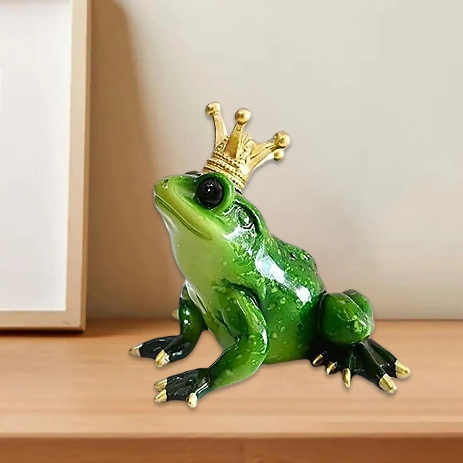 Petite Grenouille Porte-Heurtoir En Laiton – Figurine Main GT12 Pour Décoration Chambre Bébé (Neuf)