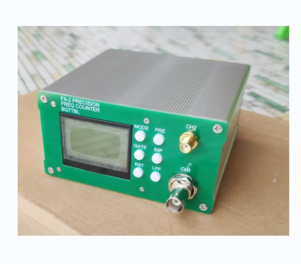 

FA-2 PLUS 1Hz-6G 12.4G 26.5GHz Frequency Counter Frequency Meter 10MHz OCXO + POWER