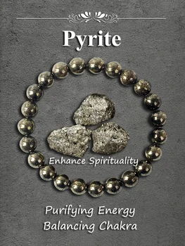 Pyrite Energy Bead Bracelet 1