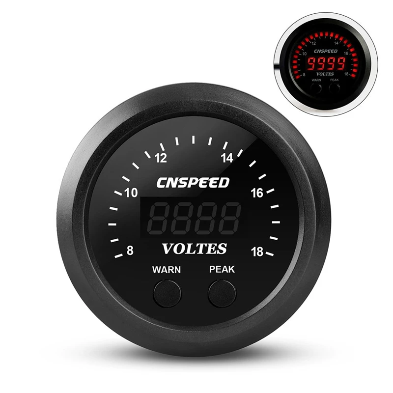 

Измеритель Напряжения CNSPEED, 2,5 дюйма, 60 мм, 12 В