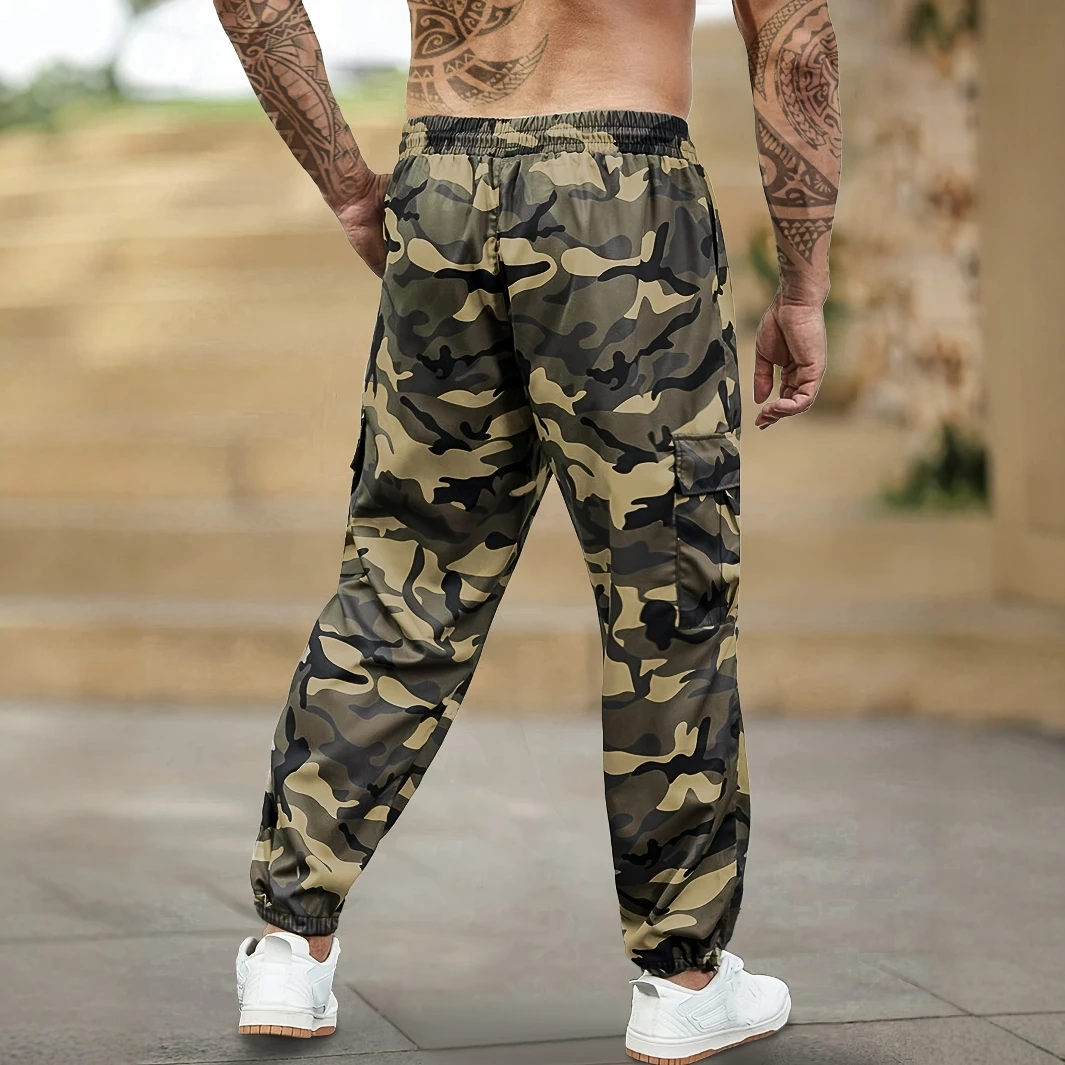 Pantalones cargo de camuflaje de moda] Pantalones cargo de