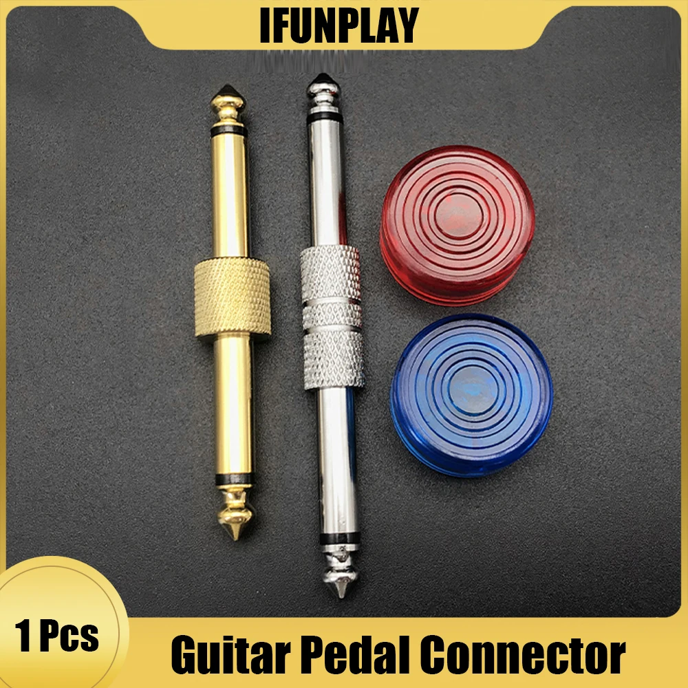 Guitar Effect Pedal Connector Pedal Footswitch Protector Knob Straight