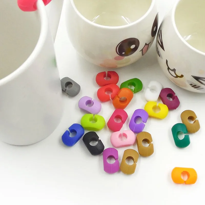 12PCS Party Dedicated Animal Suction Cup Wine Glass Silicone Label Silicone Wine Glasses Recognizer Marker Tea Accessories silicone wine glass labels