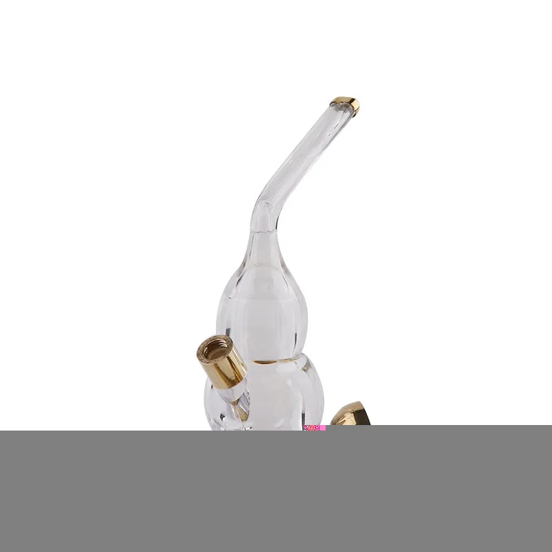 Mini Hookah Shisha Tobacco Smoking Pipes Creative Metal Cigarette Holder Acrylic Water Pipe New Popular Gift 1Pc hookah holder hookah pipes hookah set smoking pipe kit