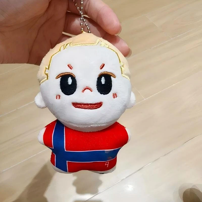 Erling Haaland Keychain Accessories Cute Figure Ornament Bag Charms Decorations Cartoon Haaland Statues Ornament Party Favors - 2