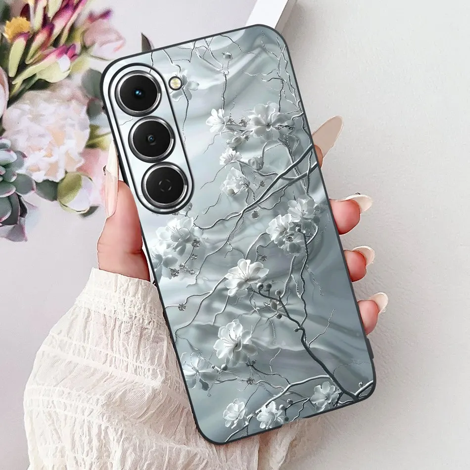 Elegant Floral Butterfly Phone Case - Soft Silicone TPU Cover