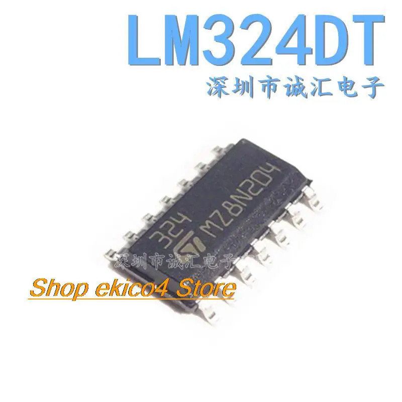 

10 шт., Оригинальные запасные части LM324DT 324 SOP-14