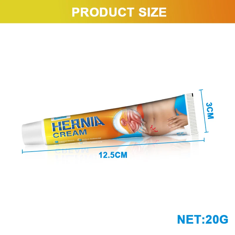 20g Sumifun Hernia Treatment Cream Inguinal Umbilical Femoral Abdominal Wall Hernia Medical Ointment Rupture Colic Relief Cream Pain Relief Cream Hemorrhoids Treatment Cream