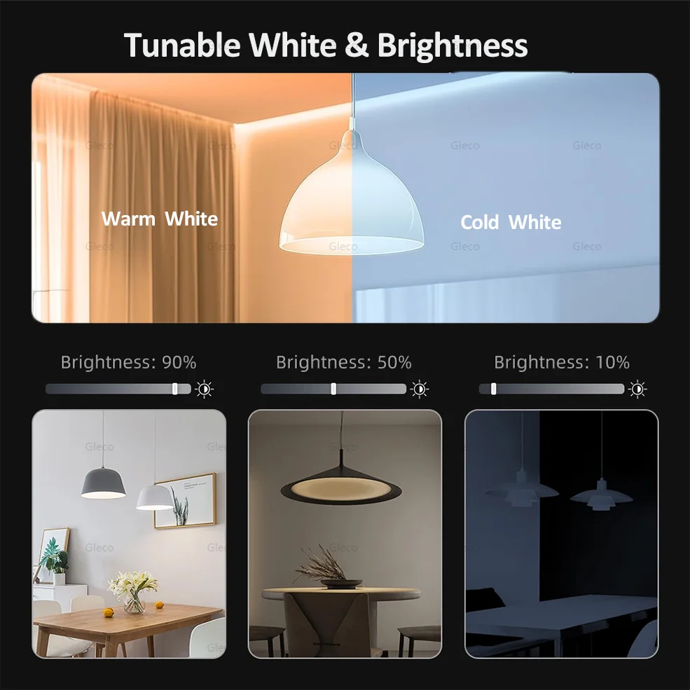 Tuya Bulb Bluetooth Wifi Led Light Bulb 110V 220V E27 Dimmable Smart LED Lamp Smart Home Decor Control Lighting For Alexa Google