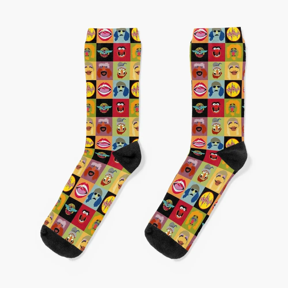 

Dr. Teeth and the Electric Mayhem ft Lips Socks luxury heated Socks Women Men's