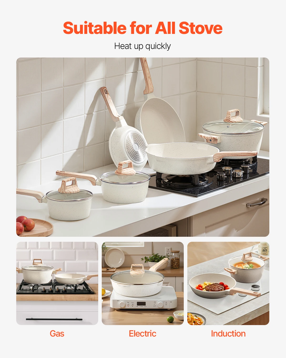 17-Piece Granite Cookware Set 6