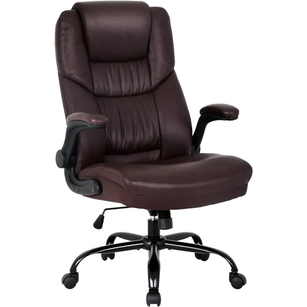 

Desk Chair High Back Computer Chair With Lumbar Support Flip Up Adjustable Task Chair Freight Free Office Furniture