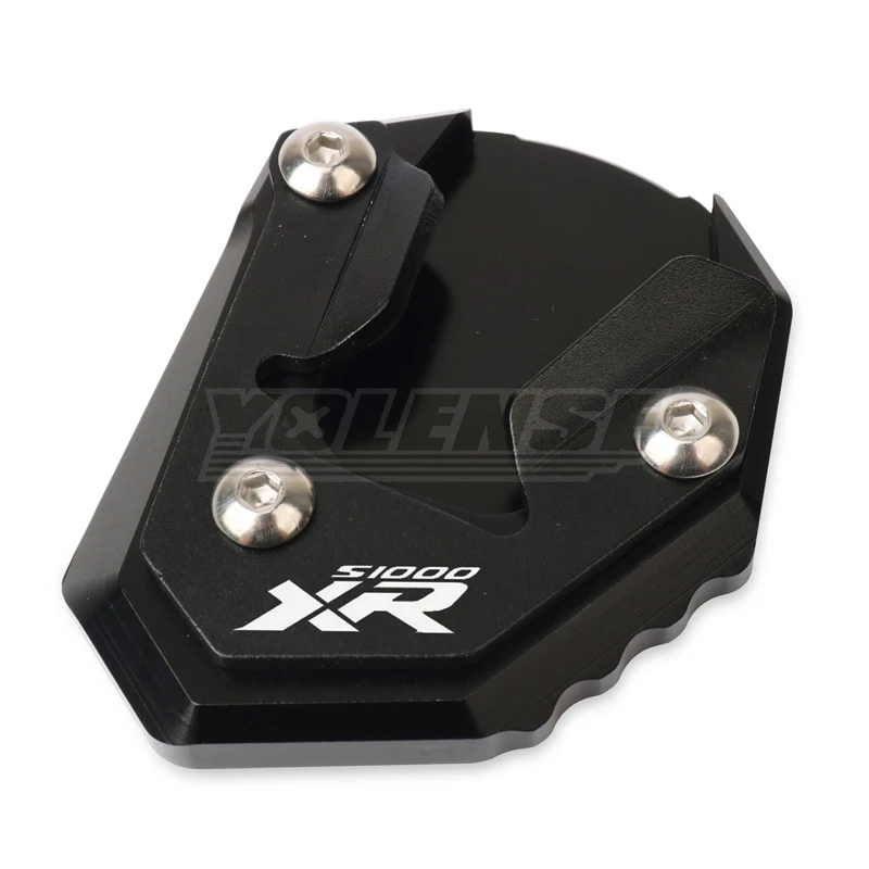 Motorcycle CNC Kickstand Foot Extension Pad & Support Plate Enlarge Stand