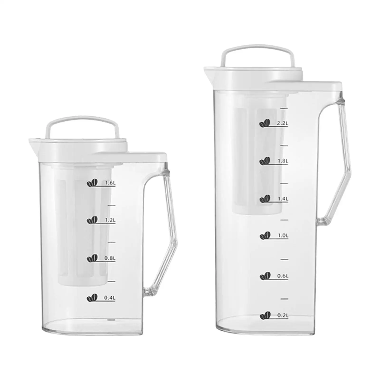 Iced Coffee Brewer Cold Brew Coffee Pot for Beverage Kitchens Refrigerator