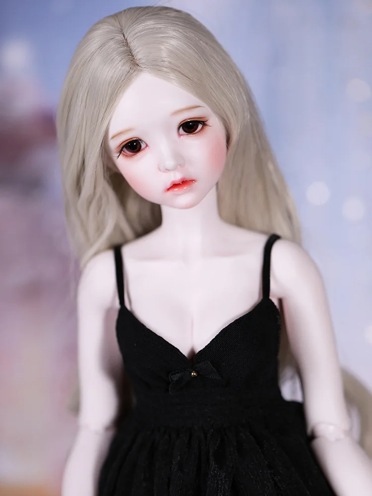 

1/3 Bjd Doll Resion Doll Black Dress Girl Doll Gift for Girl