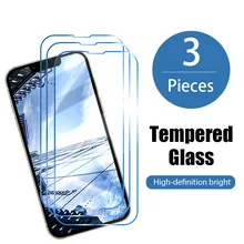 

3PCS Tempered Protective Glass For iPhone 13 12 11 Pro Max Screen Protector For iPhone 13 12 Mini X XS Max XR 8 7 6S Plus Glass