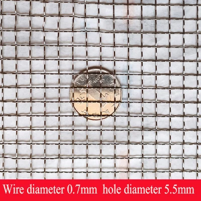 Premium Stainless Steel Woven Wire Filtration Mesh - Multiple Size Options