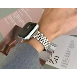 Elegant Slim Stainless Steel Women's Watch Band Bracelet - S10 - 46 45 44 42 49mm (2 starlight)