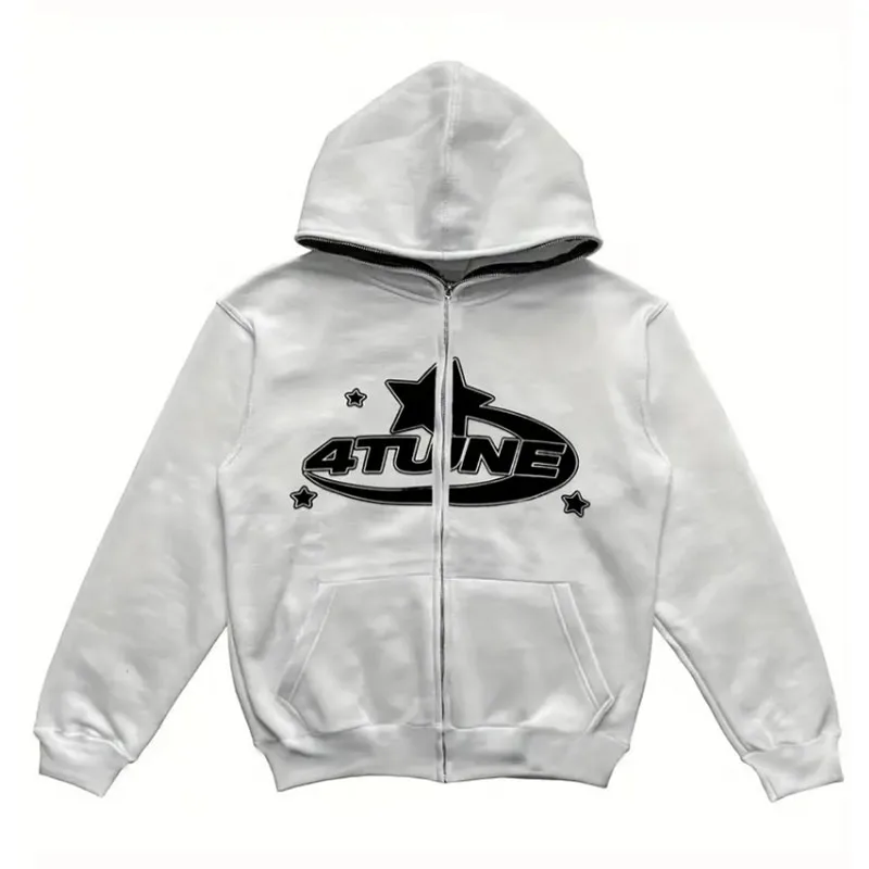 

Y2k Star Letter Printing Women Streetwear Hoodie Zip Up Hoodies Grunge Oversized Sweatshirt Gothic Harajuku Men Jackets Clothes