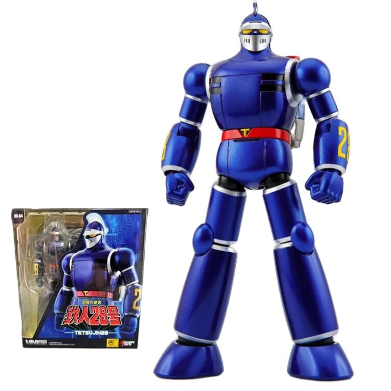 Оригинальные экшн-игрушки в наличии Mini Tetsujin 28 металлическая экшн-фигурка