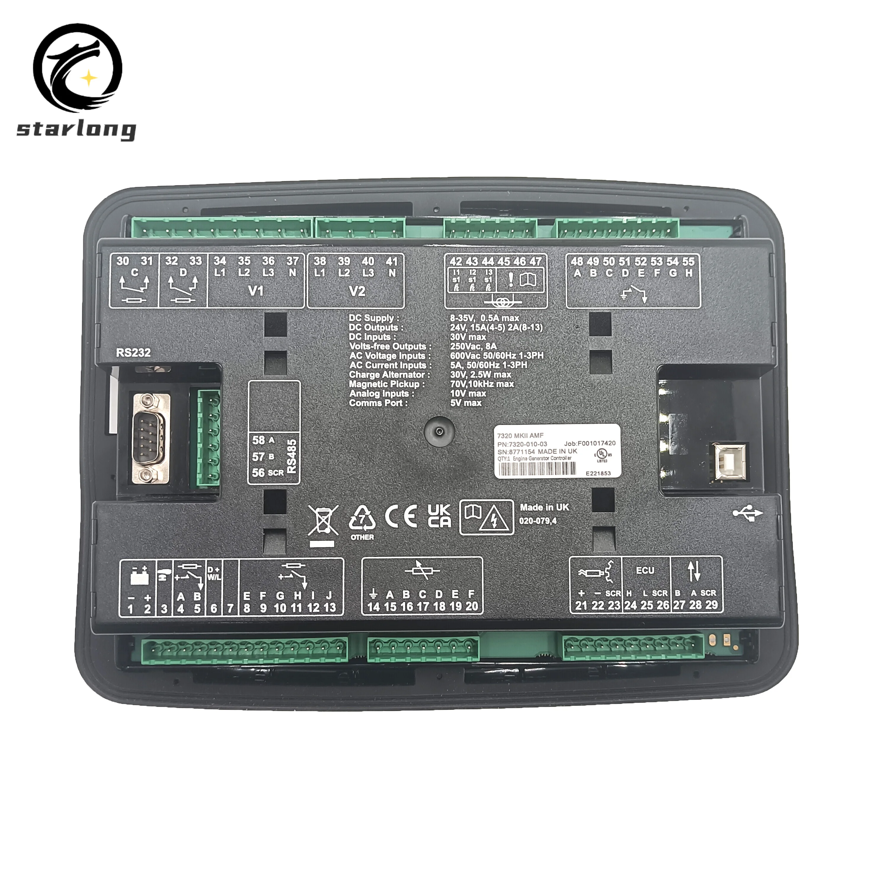 DSE7320 MKII AMF ʷ   ġ, LCD  Ʈѷ,  ׼