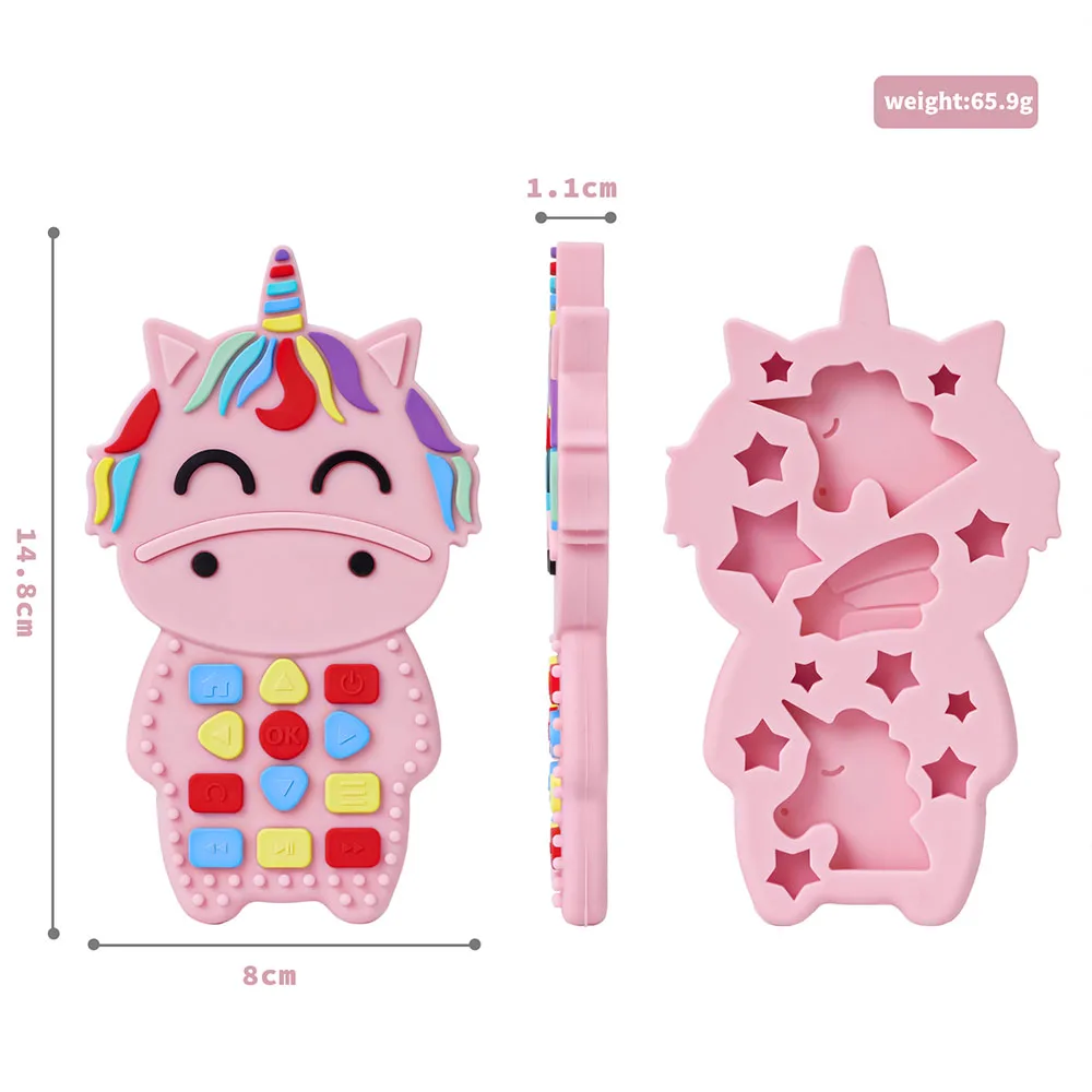 TYRY.HU 1 قطعة الطفل سيليكون عضاضة التحكم عن بعد ش...