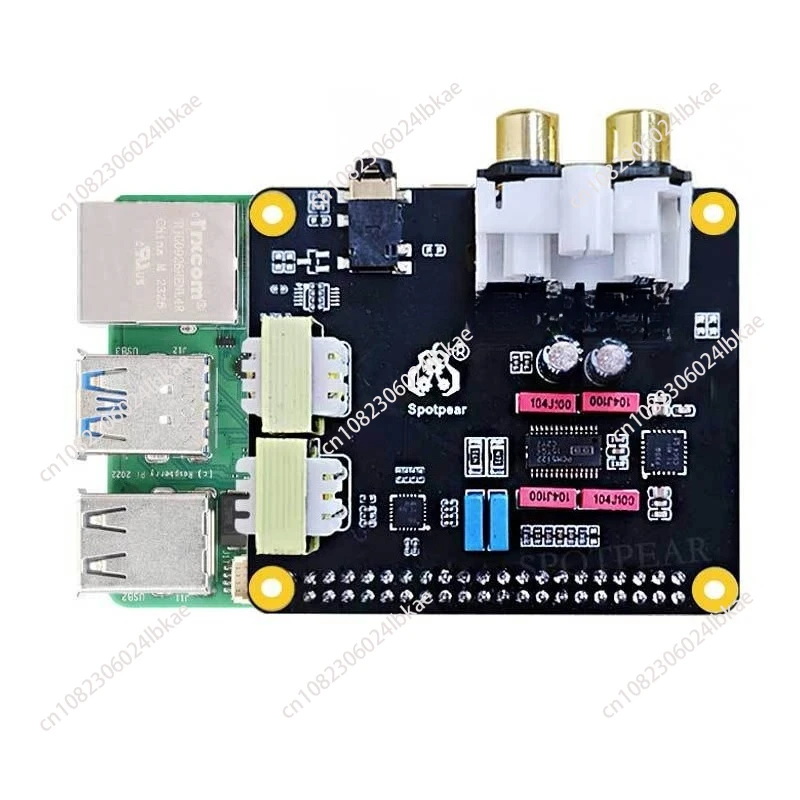 Raspberry Pi 5 PCM5122 I2S HIFI 사운드 카드 DAC 확장에 적합하며 PI4/PI3/Zero 전체 시리즈도 지원합니다.