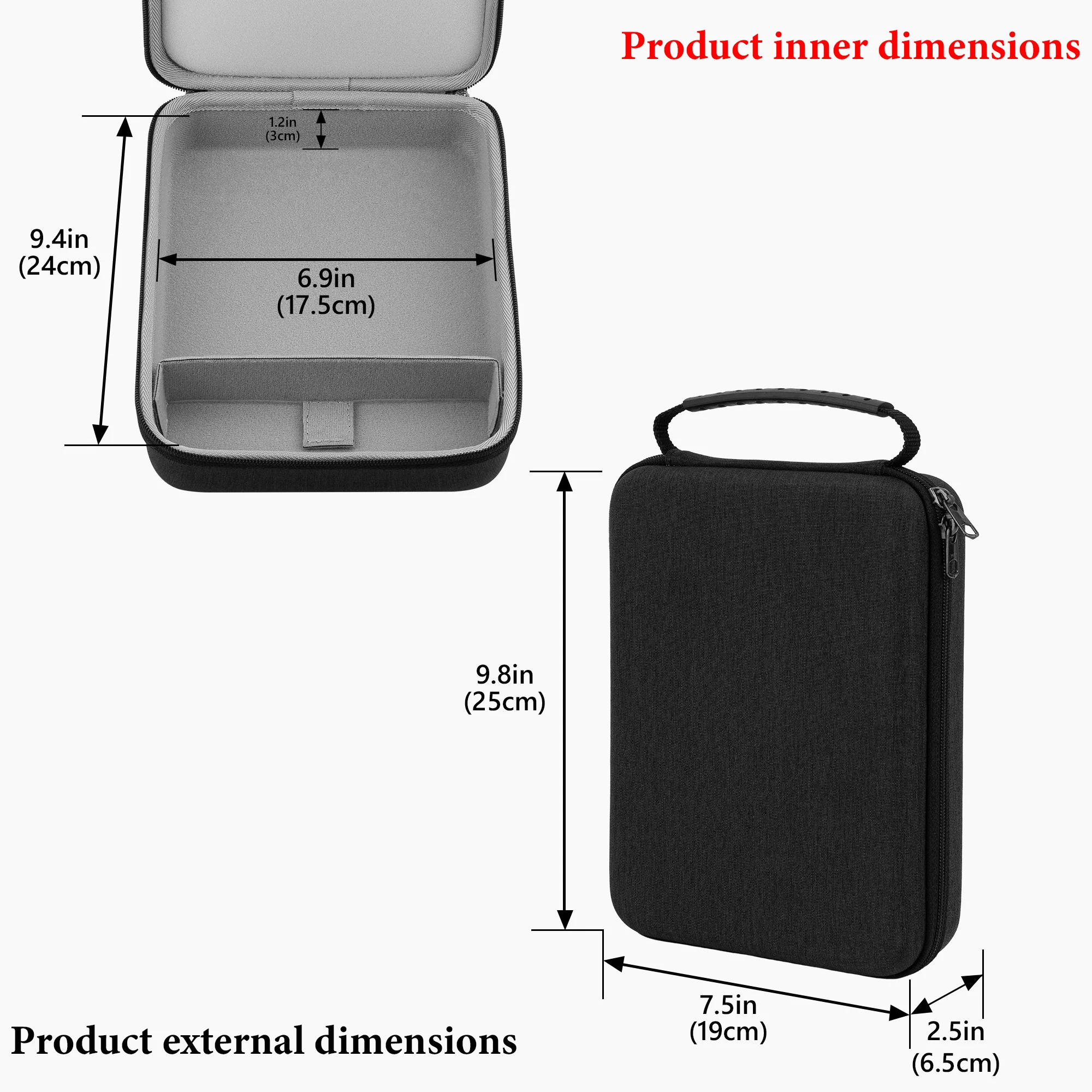Audio Interface Carrying Case, Compatible with SONICWARE Lofi-12 XT / Limited Retro Color / CyDrums / SmplTrek