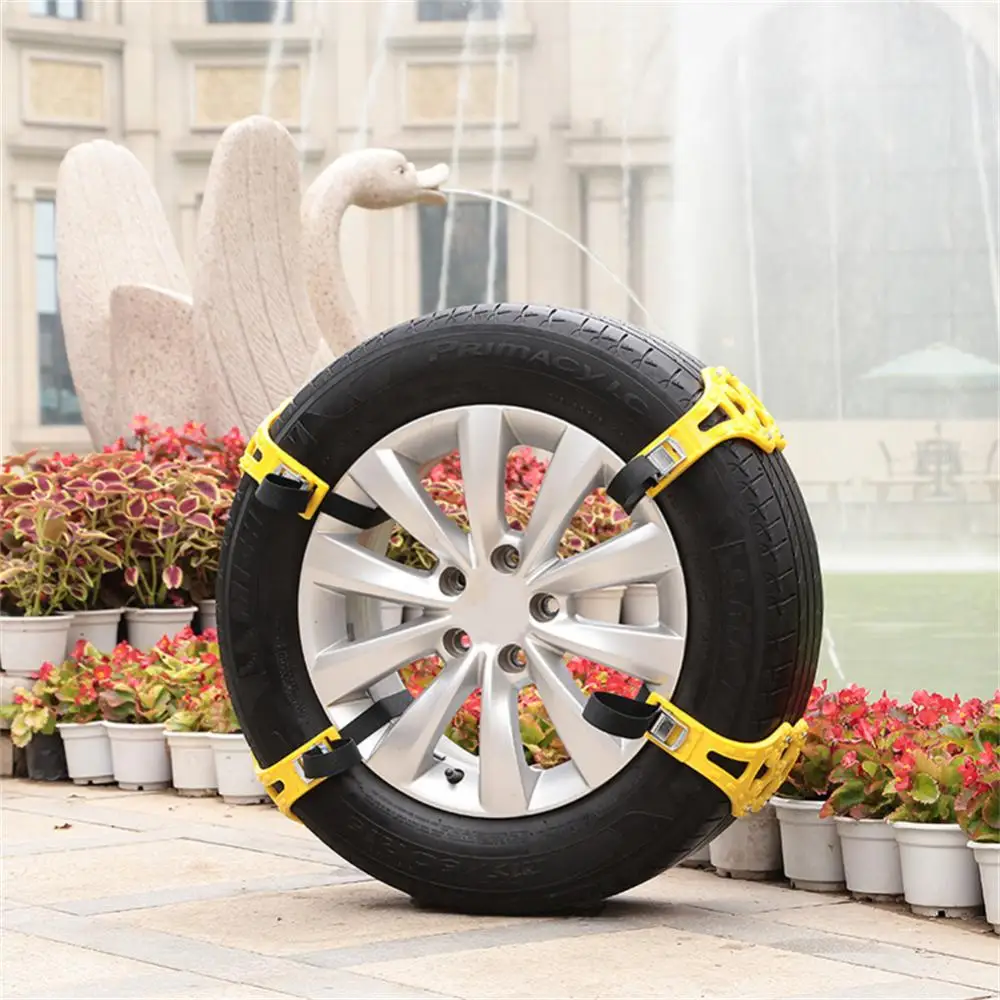 

Car Tire Snow Chain Durable Winter Wheels Tyre Anti-Skid Snow Ice Chains Belt Emergency Safety Driving Car Chains For Snow Ice