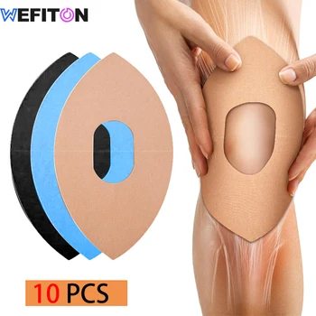 10PCS Kinesiology Tape for Knees- Waterproof Sport Knees Tape - Elastic Breathable Latex-Free Athletic Tape for Fitness Running