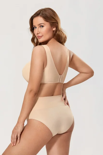 Wireless Plus Size Minimizer Sleep Unlined Full Coverage Lace Wirefree Bra  - Conseil scolaire francophone de Terre-Neuve et Labrador