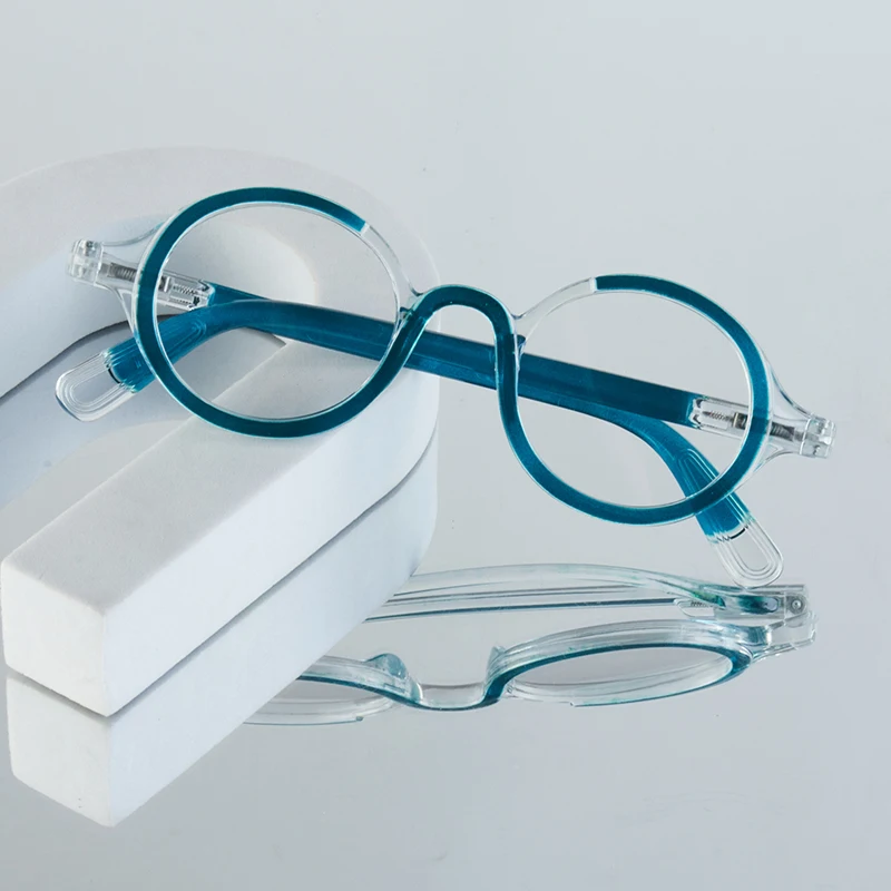 Men's Fashionable Retro Small Round Frame Glasses - Casual and Comfortable for Daily Use