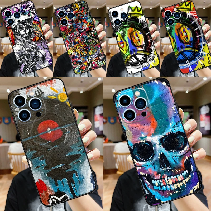 Vibrant Graffiti Art Protective Phone Case