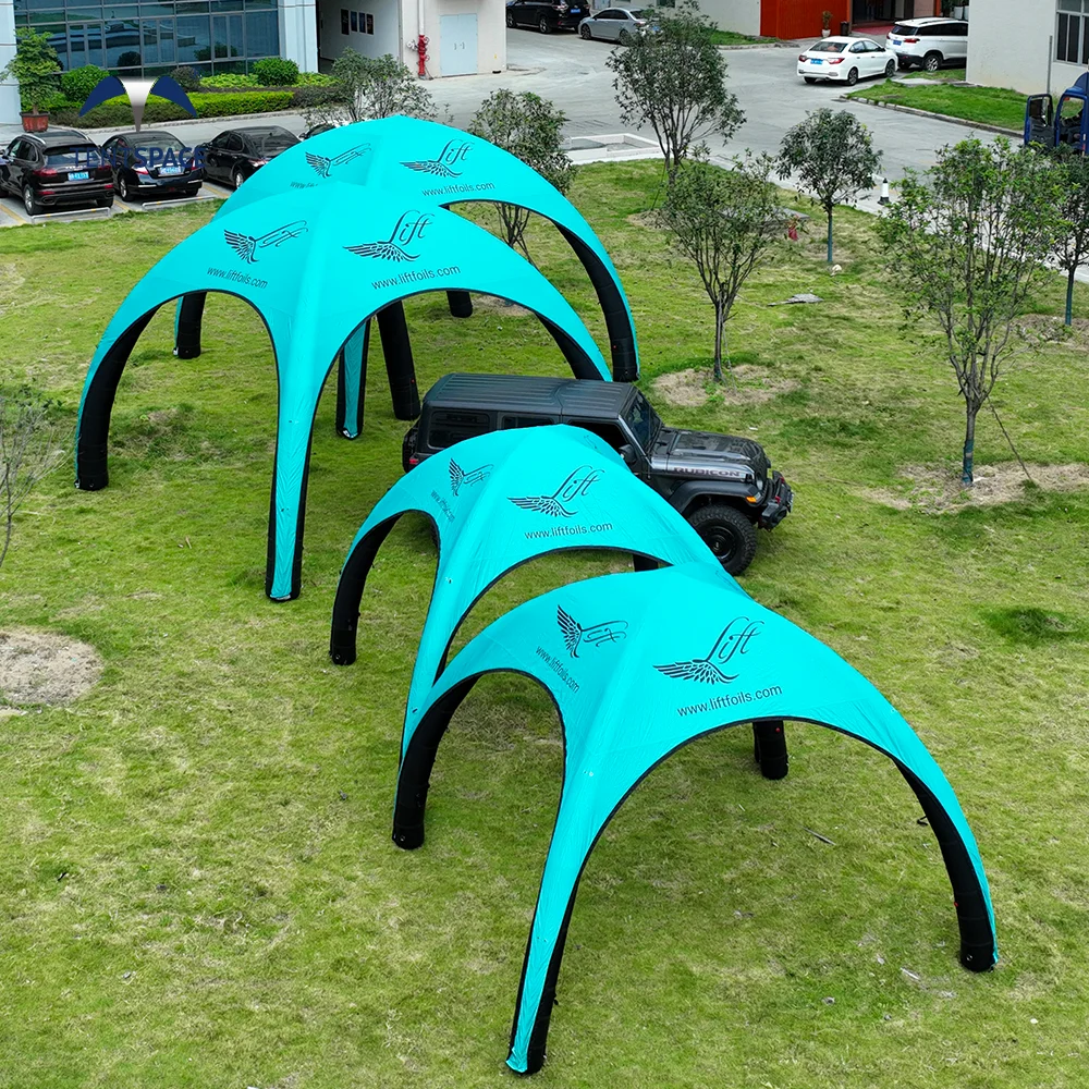 Gazebo Gonfiabile a Cupola X di Alta Qualità, Resistente ai Raggi UV e Ignifugo, Tenda Portatile per Fiere e Promozioni Auto - immagine 3
