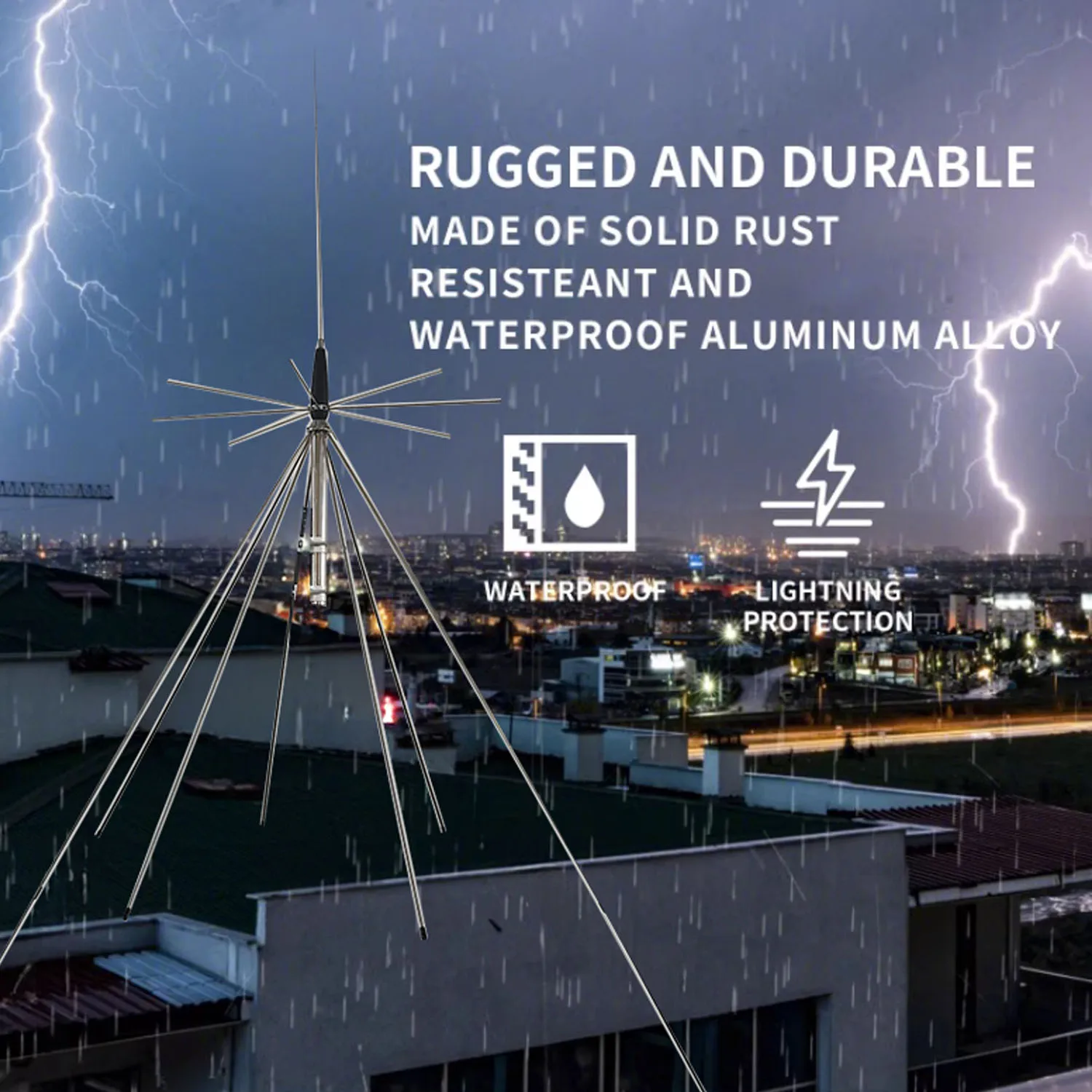 Discone Antennas D3000N/ Scanner Antenna/CB UHF VHF Antennas 25-3000Hz - View #13